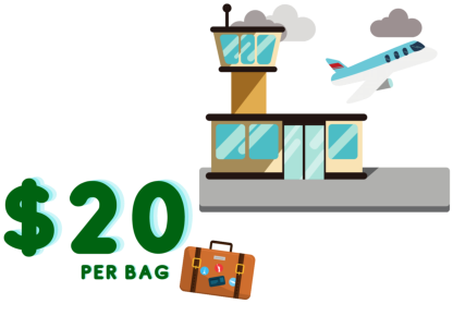 Airport pricing graphic